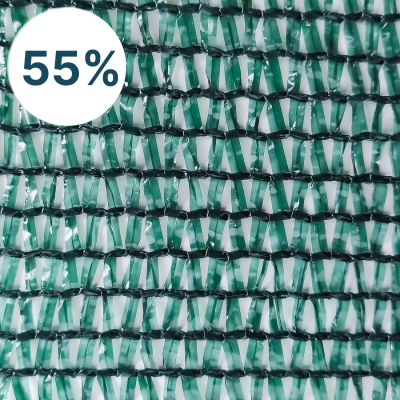 Затеняющая сетка 55%, ширина 6м, пог. м